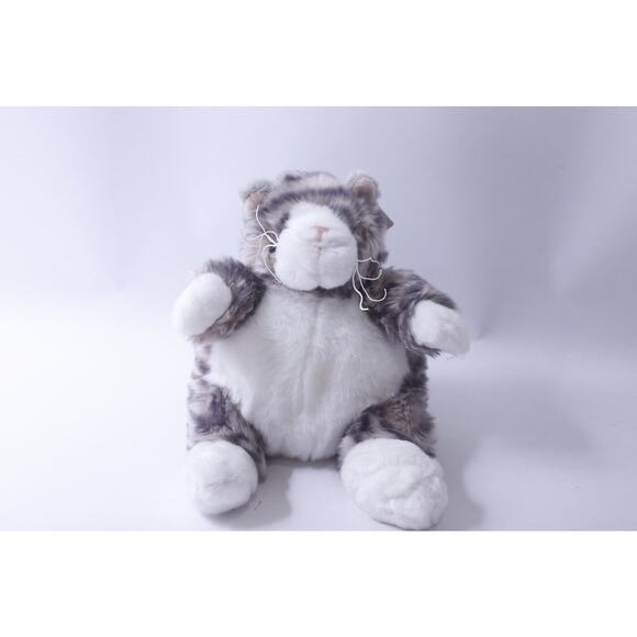 Plush Baby Plumpee Gray Cat, 7", Unipak Designs, Stuffed Animal, Soft Toy, - Picture 1 of 4